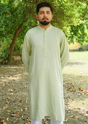 Pistachio green Kurta for Men