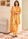 Orange Kurta Set for Women