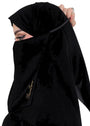 Jet black Veil for Women
