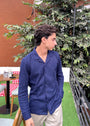 Navy blue Casual Shirt for Men