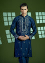 Teal Kurta Set for Men