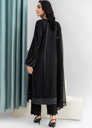 Black Kurta Set for Women