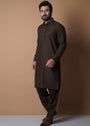 Dark brown Shalwar Kameez for Men