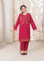 Shocking pink Kurta Set for Girl