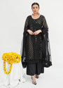 Black Kurta Set for Women