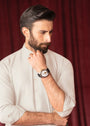 Cream Shalwar Kameez for Men