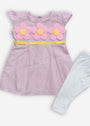 Baby pink Frock for Girl Newborn