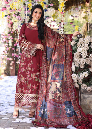 Maroon Unstitched for Women