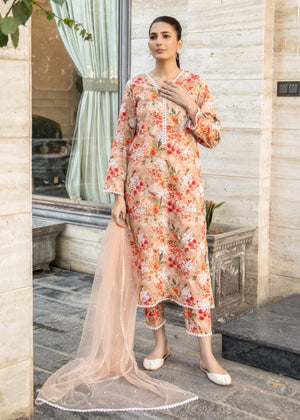 Peach pink Kurta Set for Women