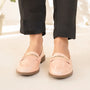 Peach Loafers for Women