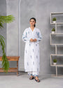 White Kurta Set for Women