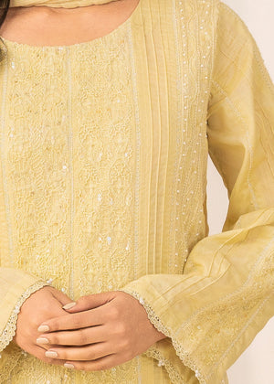 Olive green Kurta Set for Women