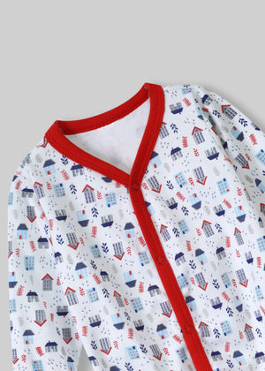White Romper for Boy Newborn