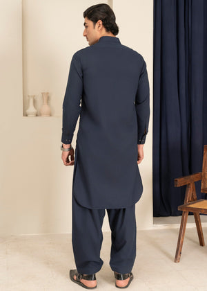 Dark blue Shalwar Kameez for Men
