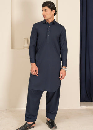 Dark blue Shalwar Kameez for Men