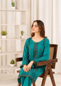 Sea green Kurta Set for Women