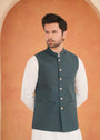 Dark green Waistcoat for Men
