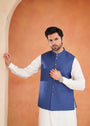 Royal blue Waistcoat for Men