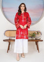 Red Kurta Set for Women
