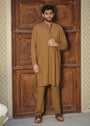 Camel brown Kurta Set for Men