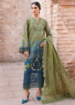 Olive green Unstitched for Women