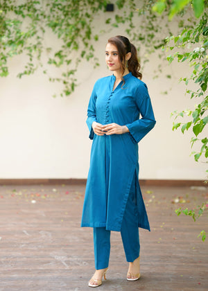 Sapphire blue Co Ord Sets for Women