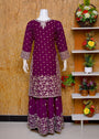 Plum Kurta Set for Women