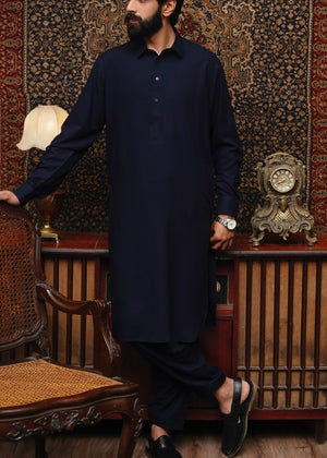 Navy blue Shalwar Kameez for Men