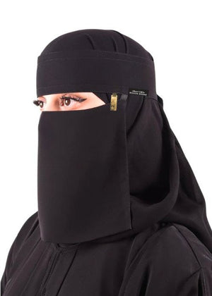 Jet black Hijab for Women