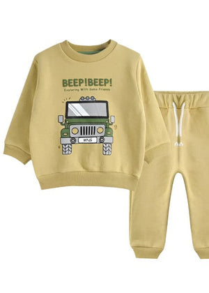 Mustard Sweatshirt for Boy Newborn