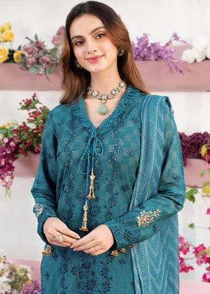Sea green Unstitched for Women