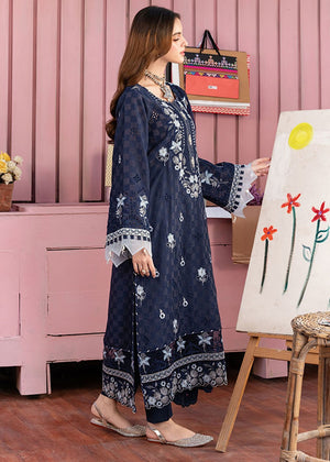 Navy blue Unstitched for Women