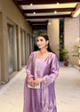 Lilac Kurta Set for Women