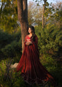 Maroon Pishwas for Women