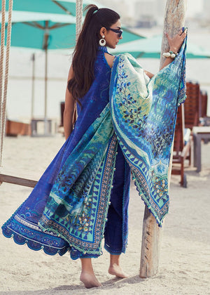 Royal blue Unstitched for Women