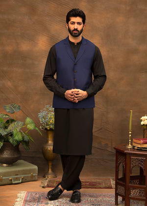 Navy blue Waistcoat for Men