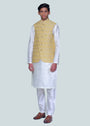 Mari gold Waistcoat for Men
