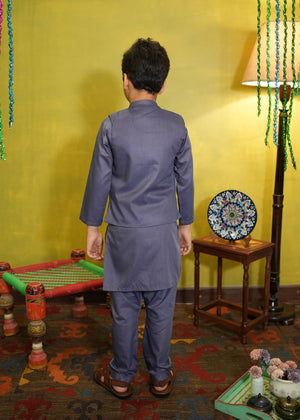 Lavender Waistcoat for Boy
