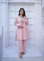 Peach pink Kurta Set for Women