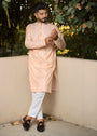 Peach pink Kurta for Men