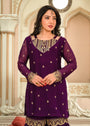 Purple Gharara for Women