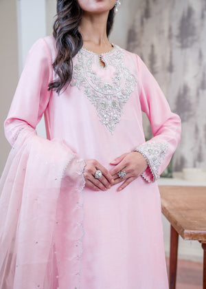 Baby pink Kurta Set for Women