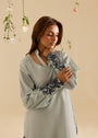 Powder blue Kurta Set for Women