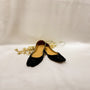 Jet black Khussa for Women