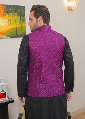 Purple Waistcoat for Men