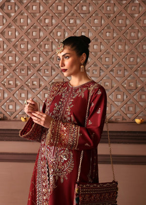 Maroon Kurta Set for Women