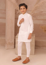 White Kurta Set for Boy