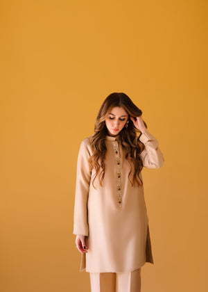 Gold Kurta Set for Women