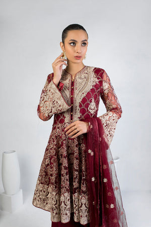 Maroon Peplum for Women