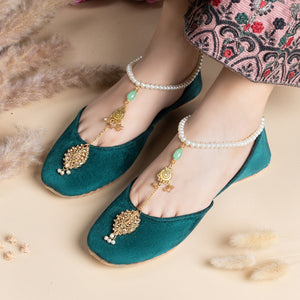 Green Khussa for Women